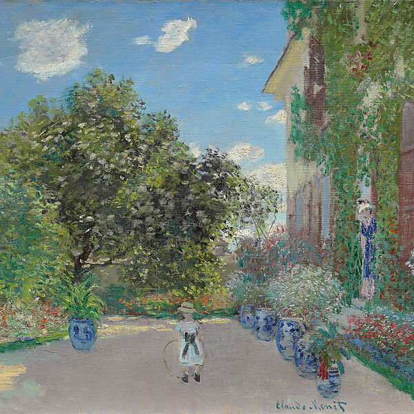 Claude Monet Gemälde - The Artist’s House at Argenteuil