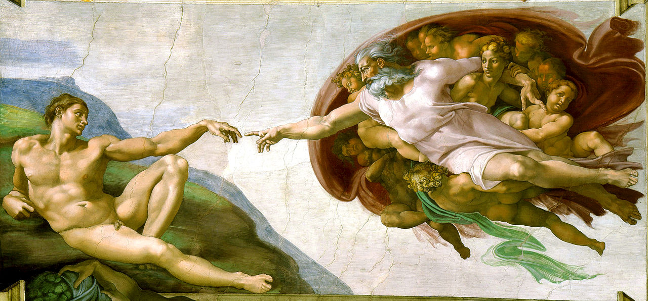 Die Erschaffung Adams, Michelangelo