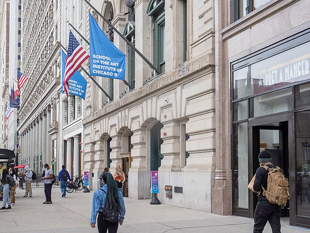 Außenansicht Gebäude des School of the Art Institute of Chicago (SAIC)