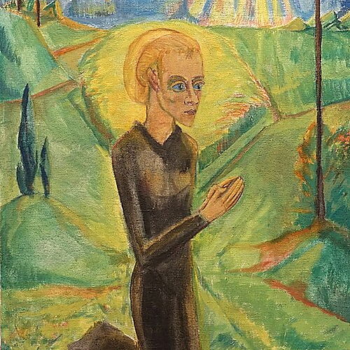 Erich Heckel, Betende Frau