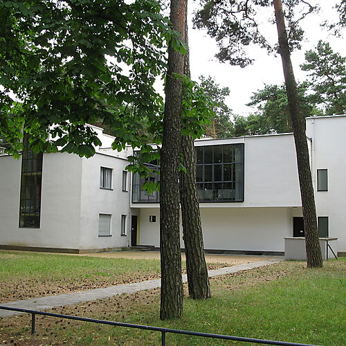 Wohnhaus der Bauhausmeister Paul Klee und Wassily Kandinsky in der Meisterhaussiedlung