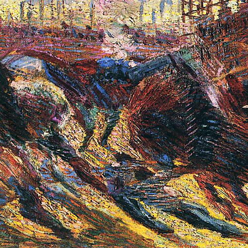  Umberto Boccioni, The City Rises