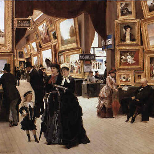 Un Coin du Salon de Paris en 1880