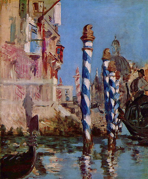 Édouard Manet, Grand Canal in Venedig
