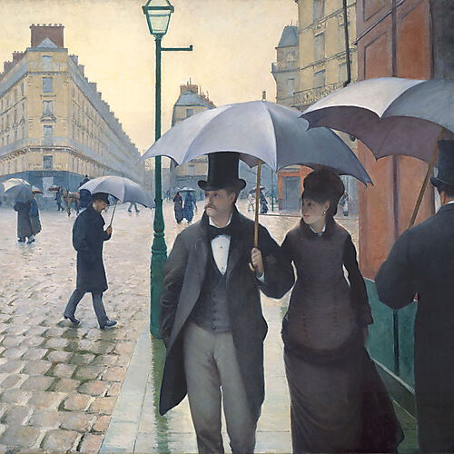 Gustave Caillebotte, Rue de Paris, temps de pluie, 1877