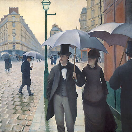 Gustave Caillebotte, Rue de Paris, temps de pluie, 1877