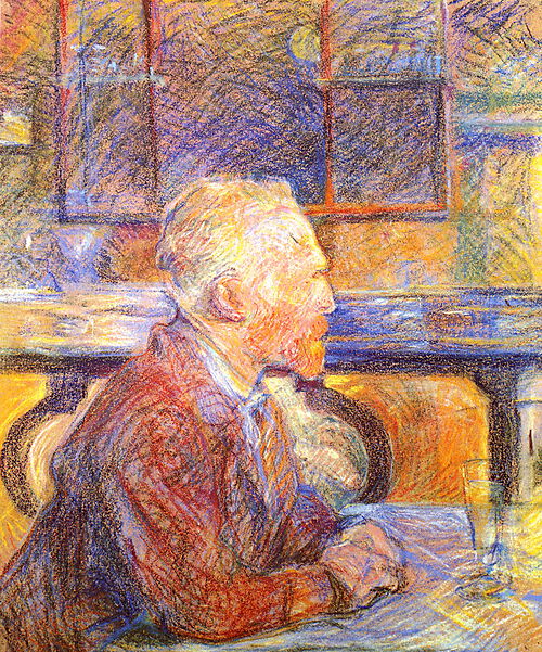 Henri de Toulouse-Lautrec: "Porträt des Vincent van Gogh"