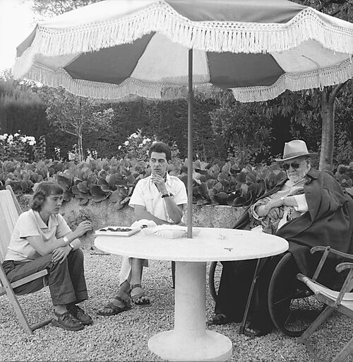 Fotografie Henri Matisse mit Freunden in der Villa La Jonque