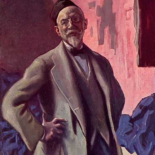 Hugo Freiherr von Habermann, Selbstportrait