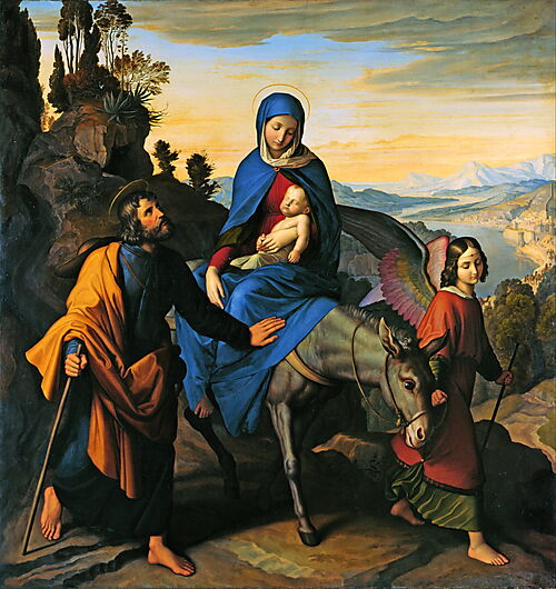 Julius Schnorr von Carolsfeld, Die Flucht nach Ägypten