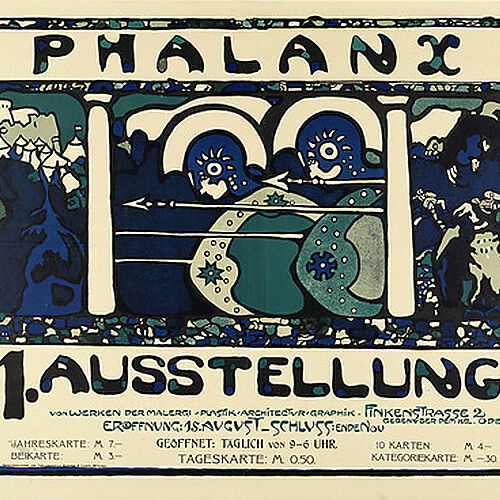 Kandinsky, Poster of Phalanx, 1901