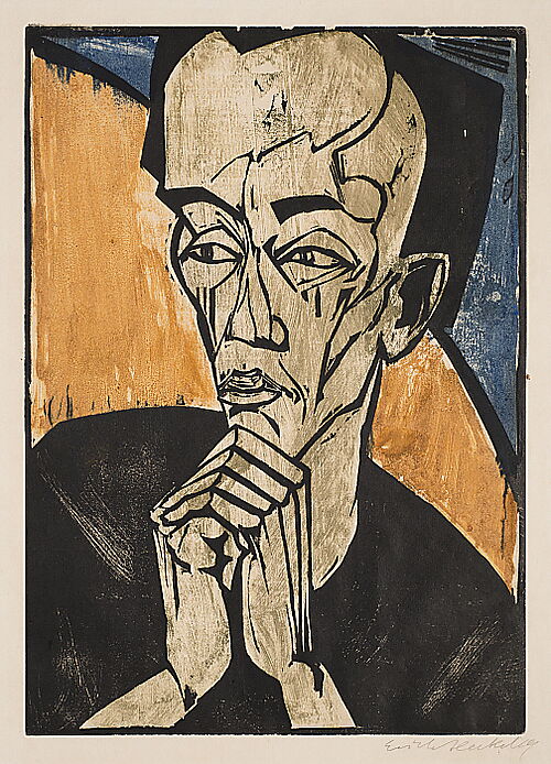 Erich Heckel, Portrait of a Man