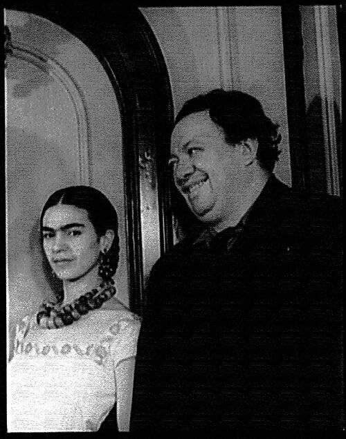 Porträt von Diego Rivera und Frida (Kahlo) Rivera
