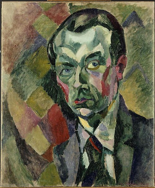 Robert Delaunay (französischer Maler des Orphismus, 1885-1941), Selbstportrait