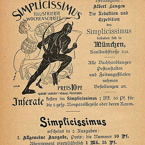 Anzeige des Simplicissimus