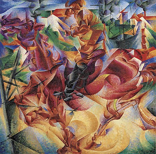 Umberto Boccioni, Elasticity (Elasticità)