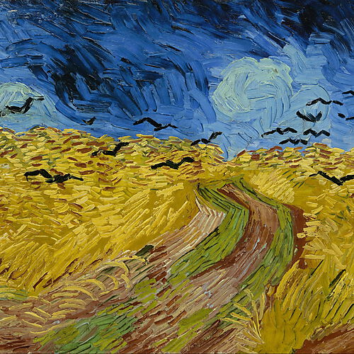 Vincent van Gogh, Kornfeld mit Krähen