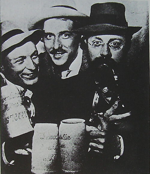 Fotografie Hans Purrmann, Albert Weisgerber, Henri Matisse in München