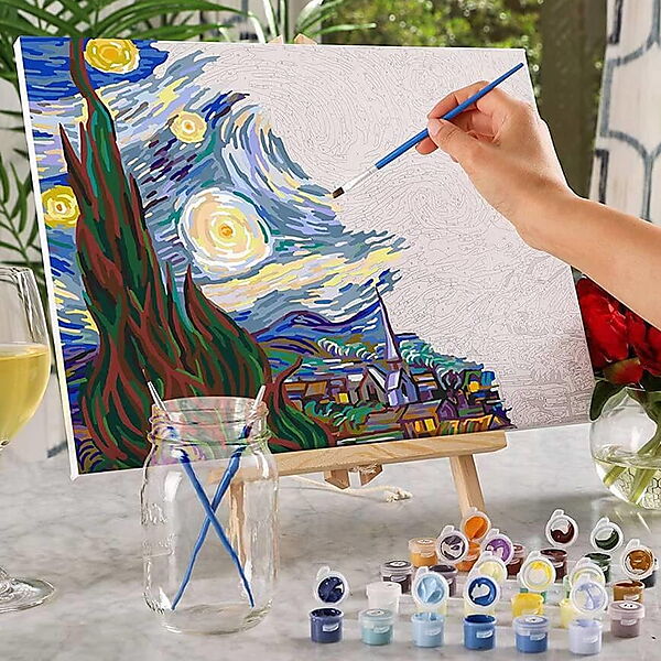 Malen nach Zahlen Bild von Van Gogh