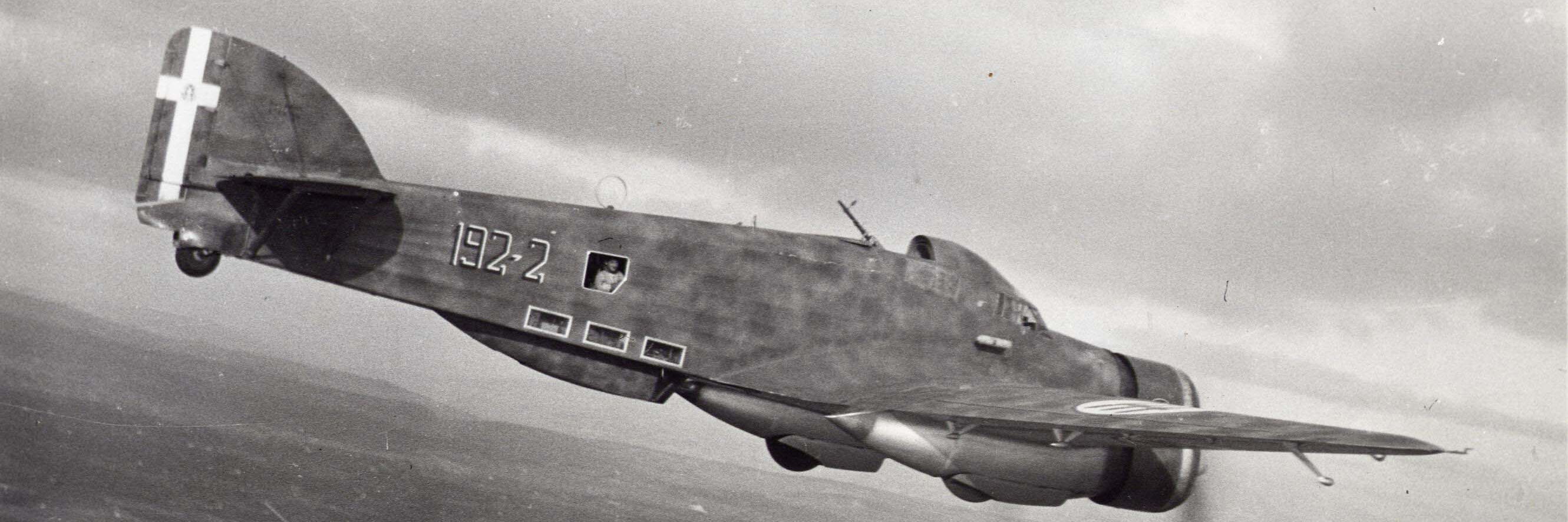Italienischer Bomber während des 2. Weltkrieges