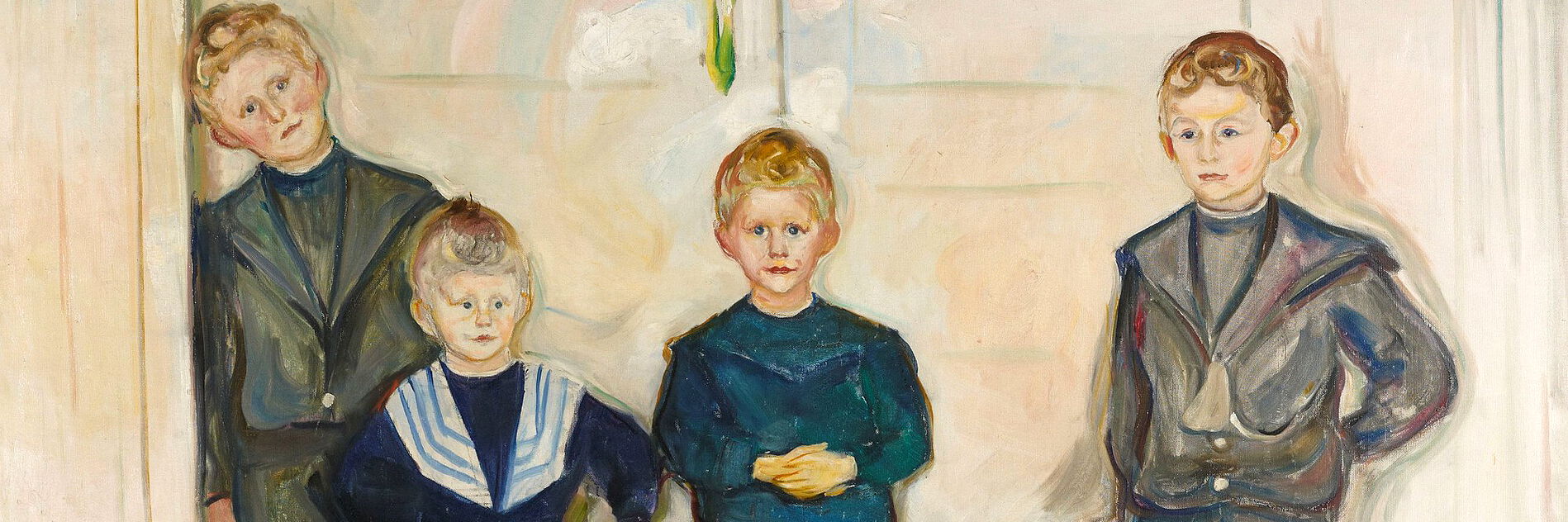 Edvard Munch - Die Söhne des Dr. Linde, Öl auf Leinwand, 1903