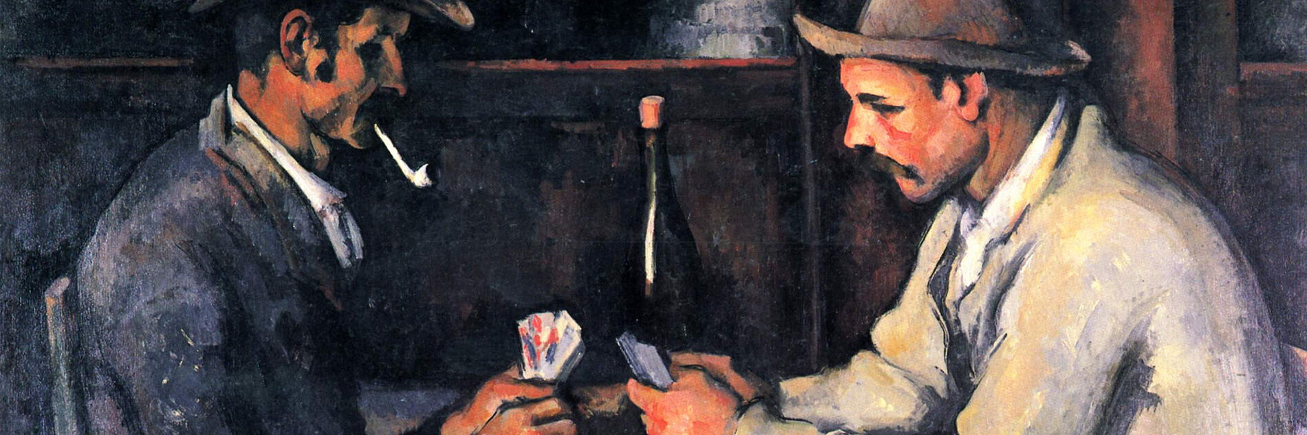 Paul Cézanne - Zwei Kartenspieler, 1892-93