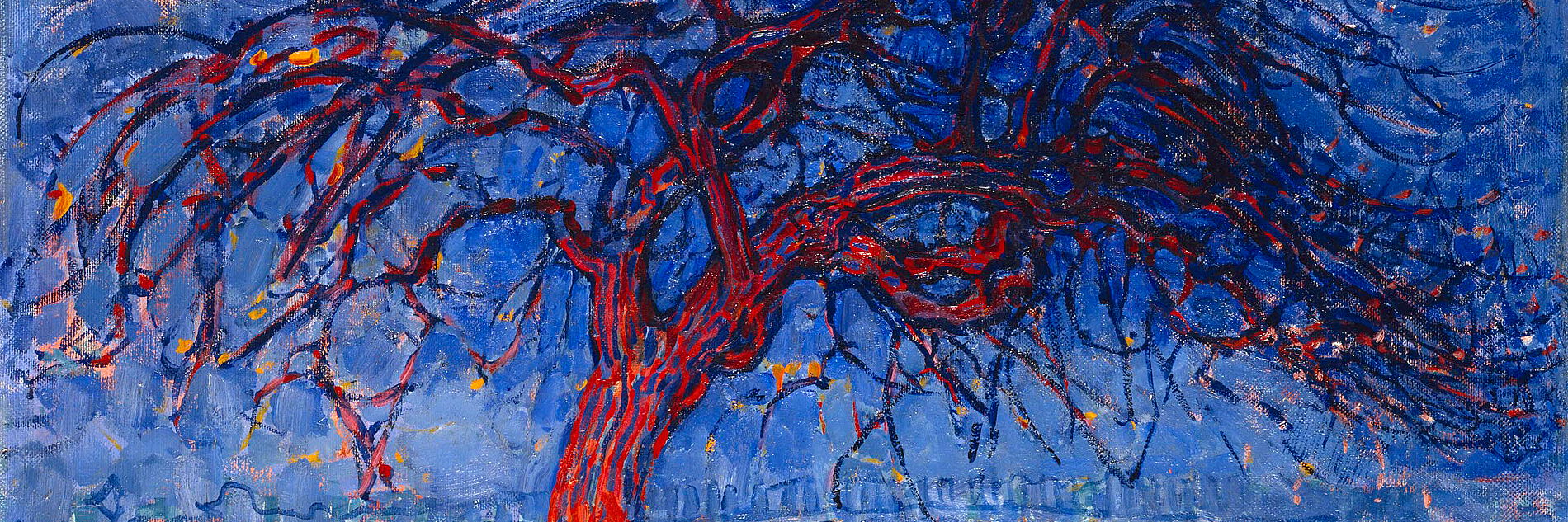 Piet Mondrian - Der rote Baum, Öl auf Leinwand, 1908-10