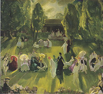 George Bellows, Tennis at Newport