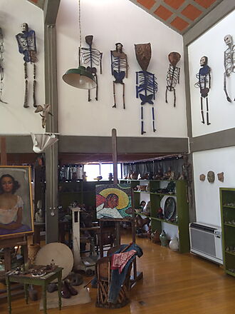 Diego Rivera, seine Sammlung volkstümlicher Kunst